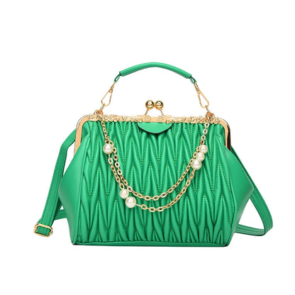 New Summer Women's Shoulder Bag Thick chain Handbag Sense of luxury Ladies Clouds Crossbody Messenger Bags Designer PU Women Bag