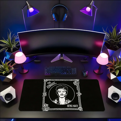 Singer B-Bruno Mars Mouse Pad Large Non-slip Lockedge Desktop Computer Desk Mat Keyboard Writing MousePad Office Gamer Student