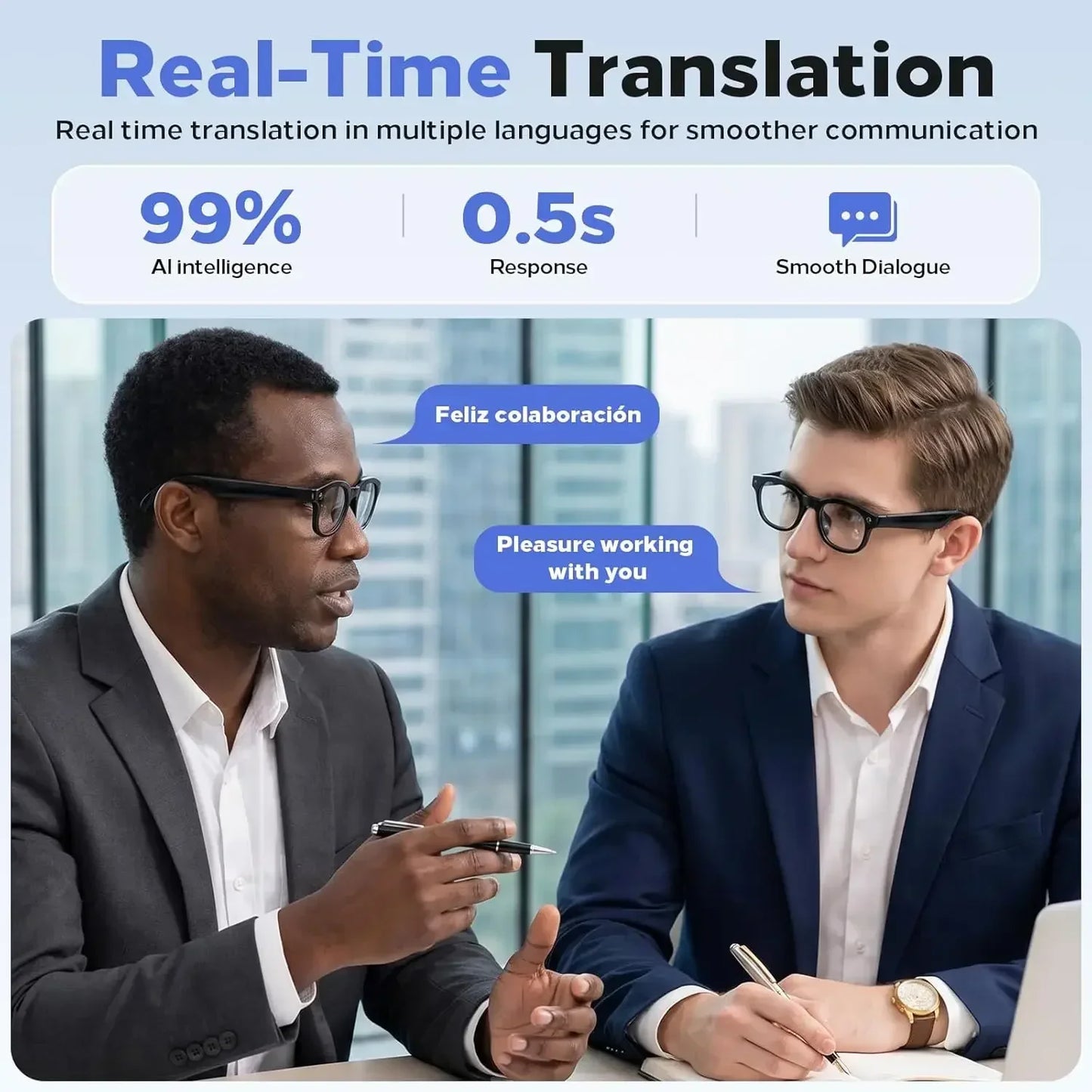 4K Smart AI Glasses 800W AI Translation 8MP HD Camera 4K Shooting Image Bluetooth Call Recording Music Smart Sunglasses