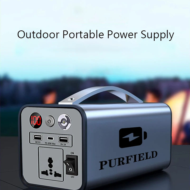 32000mAh Portable Power 180W 110V/220V Station Generator Battery AC DC output Outdoor Charger Emergency Power Supply Power Bank