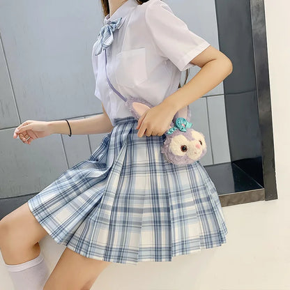 Japanese Bow Tie Skirt Set Student Pleated Skirt Jk Uniform Korean School Sexy Girl Preppy Style Seifuku Japanese School Uniform