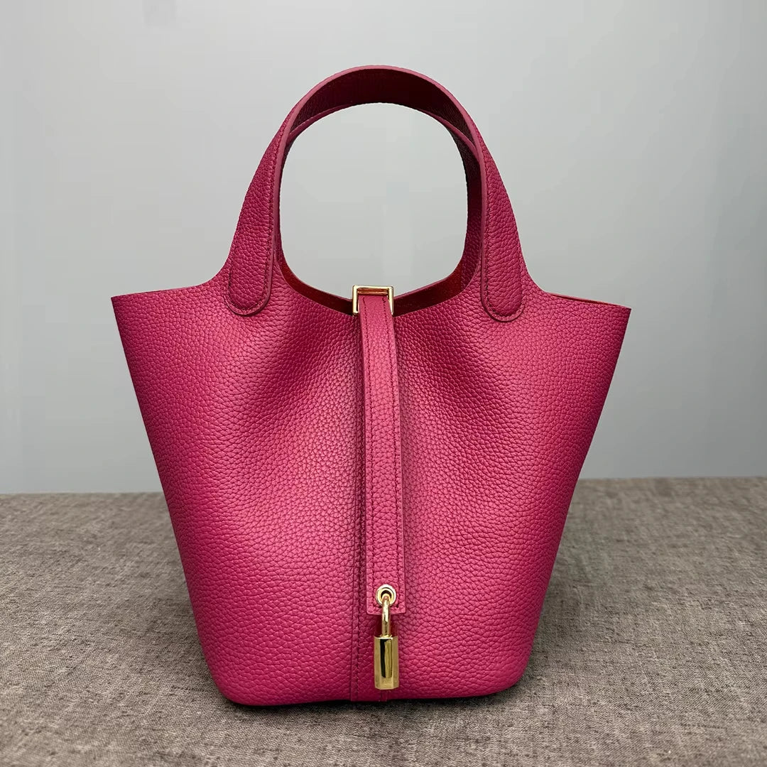 Women Bags Handbags Bucket Bag 18/22 Big Small Fashion Tote Bag Genuine Leather Luxury Quality Designers Lady Hand Bags