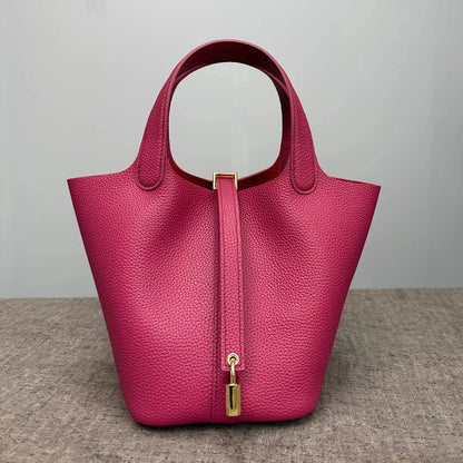 Women Bags Handbags Bucket Bag 18/22 Big Small Fashion Tote Bag Genuine Leather Luxury Quality Designers Lady Hand Bags