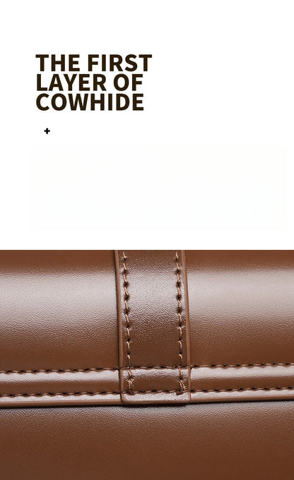 YANATARI Underarm Cowhide Genuine Leather Handbags Women Vintage Shoulder Bag Female Crossbody Bags Luxury High Quality 2025