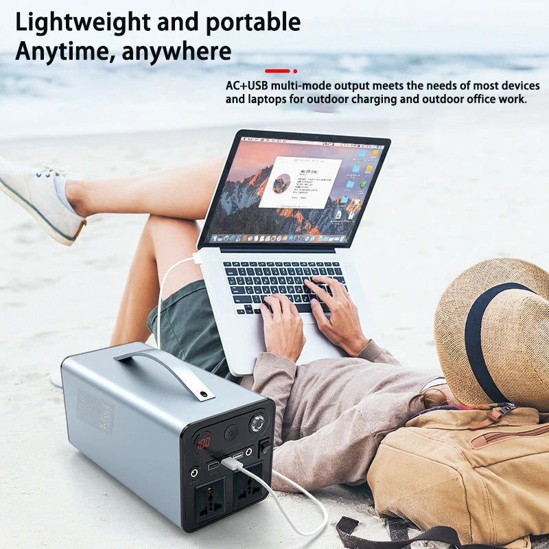 68000mAh 110V/220V 300W Portable Power Station Powerful Emergency Power Supply Outdoor Camping External Spare Battery For Laptop