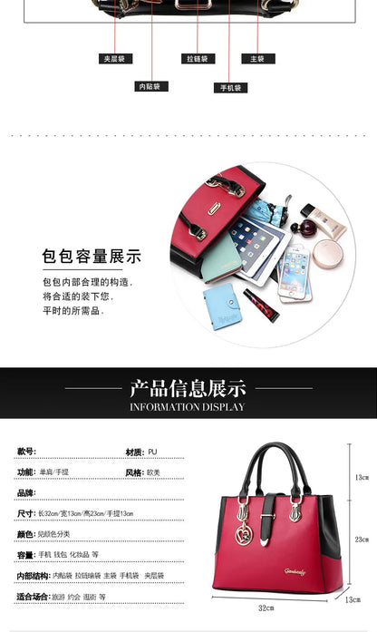 Women's Bags 2026 New Women's Handbag Korean Edition Fashion Large Capacity Casual Tote Bag Womens Shoulder Crossbody Bag women