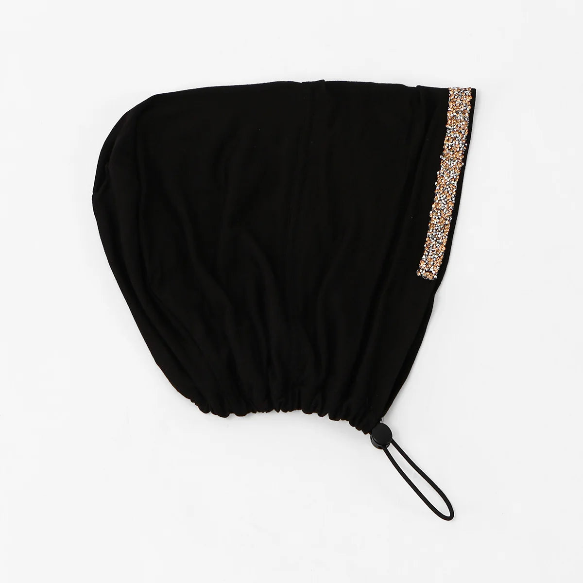 Jersey Cotton Muslim Women Under Hijab Cap With Ear Hole Inner Hijab Cap Round Forehead Underscarf Bonnet Femme Musulman