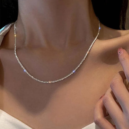 Sparkling 925 Sterling Silver Gypsophila Necklace Bracelet Set For Women Luxury Zircon Cross Pendant Three Piece Jewelry Set
