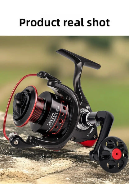 Durable Max Drag 12KG Fishing Reel 5.2:1 1000-7000 Spinning Reels Lightweight Low Noise Sea Fishing Tool Fishing Accessories