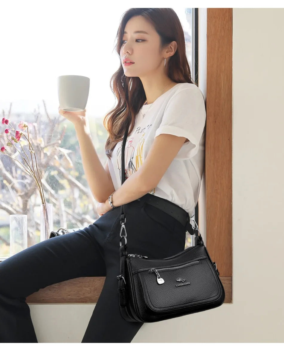 Top Quality Shoulder Crossbody Bags for Women New 2026 Designer Soft Pu Leather Women Bags Luxury Purses Handbags Messenger Bag