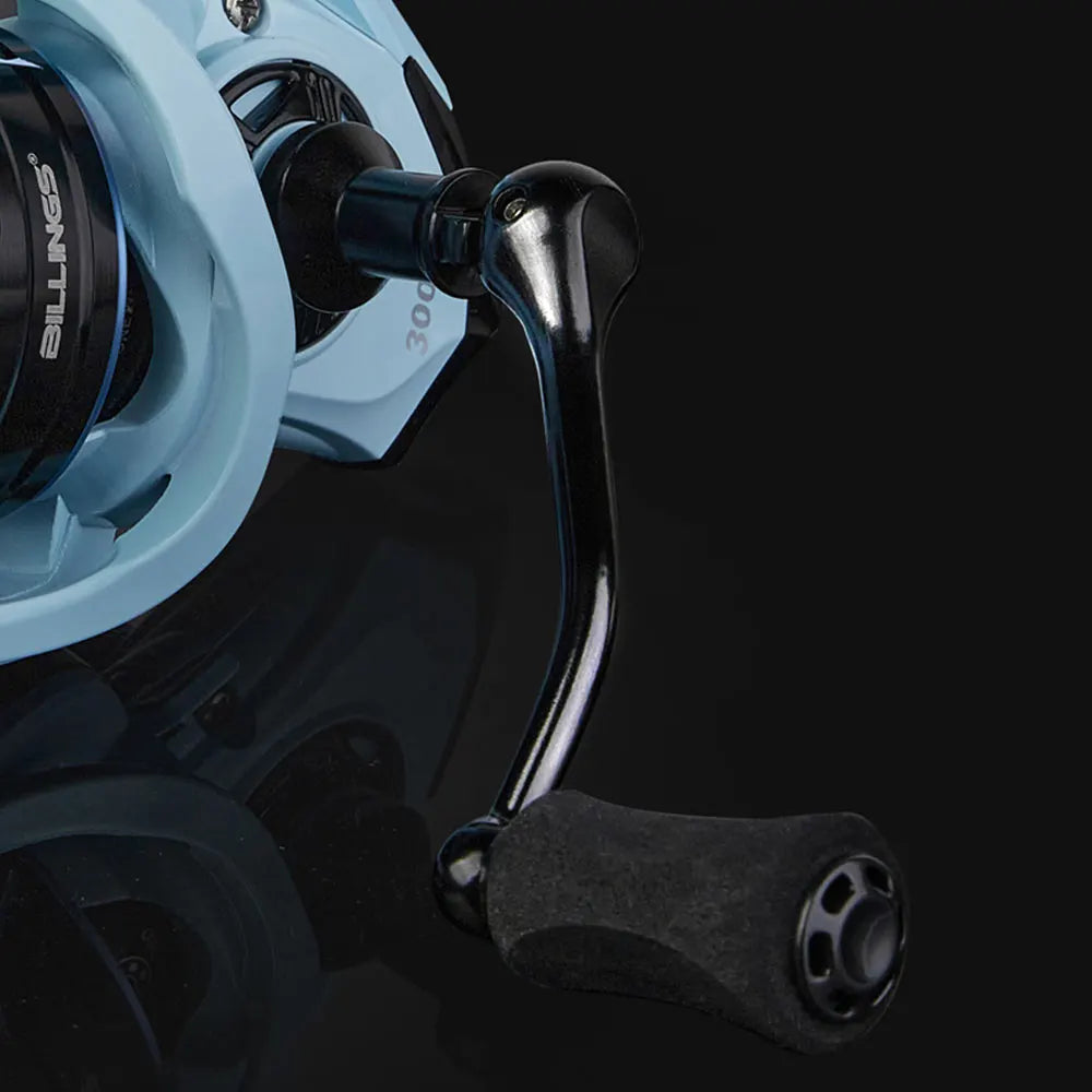 BILLINGS Spinning Reel 8KG Max Drag Professional Fishing Reels 5.2:1 Gear Ratio CNC Rocker Metal Spool 2000/3000/4000 Ideal for Freshwater Saltwater Bass Trout Fishing