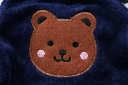 Autumn Winter Pet Dog Soft Fleece Clothes Warm Jumpsuit Coat for Small Medium Large Dog Cat Puppy Jacket Sweater with Leash Ring