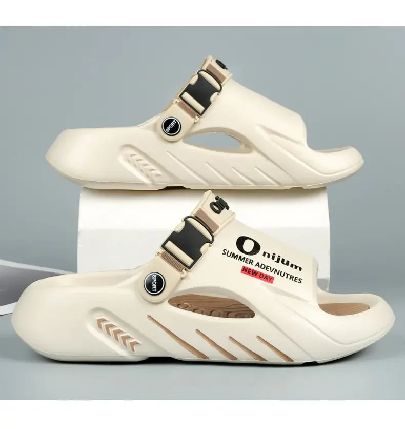 Male Flip Flops Massage Slippers Indoor Beach Clogs Outdoor Comfortable Sandals Soft Slides Men Casual Shoes Women Home Slippers