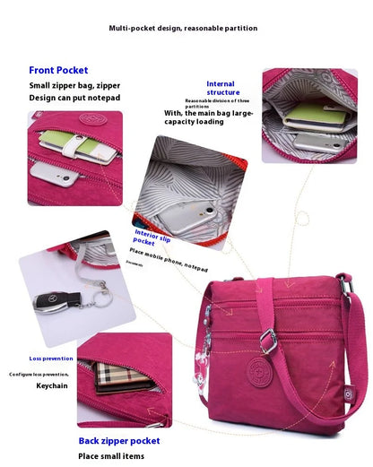 Tegaote Women Messenger Bag Nylon Women Shoulder Crossbody Bags Female Fashion Ladies Handbags School Bag Sac à Main Purse Bolsa