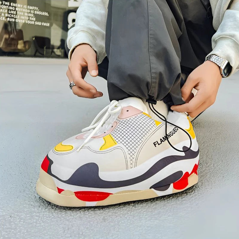 Fashionable High-top house Slippers, soft fluffy as clouds,Warm anti-slip winter slipper with thick soles for men women children