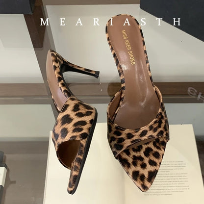 Super-high Heel 12/10/9/7cm Slippers Women Shoes Summer Peep Toe Stiletto Sandals Sexy Party Ladies Shoes Luxury Woman Pumps