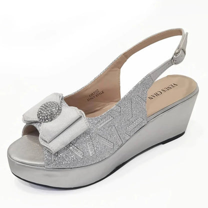 Sandals Woman Summer 2024 New Arrival Specially Designed Black African Women's Round Toe High Heels Suitable for Wedding Party