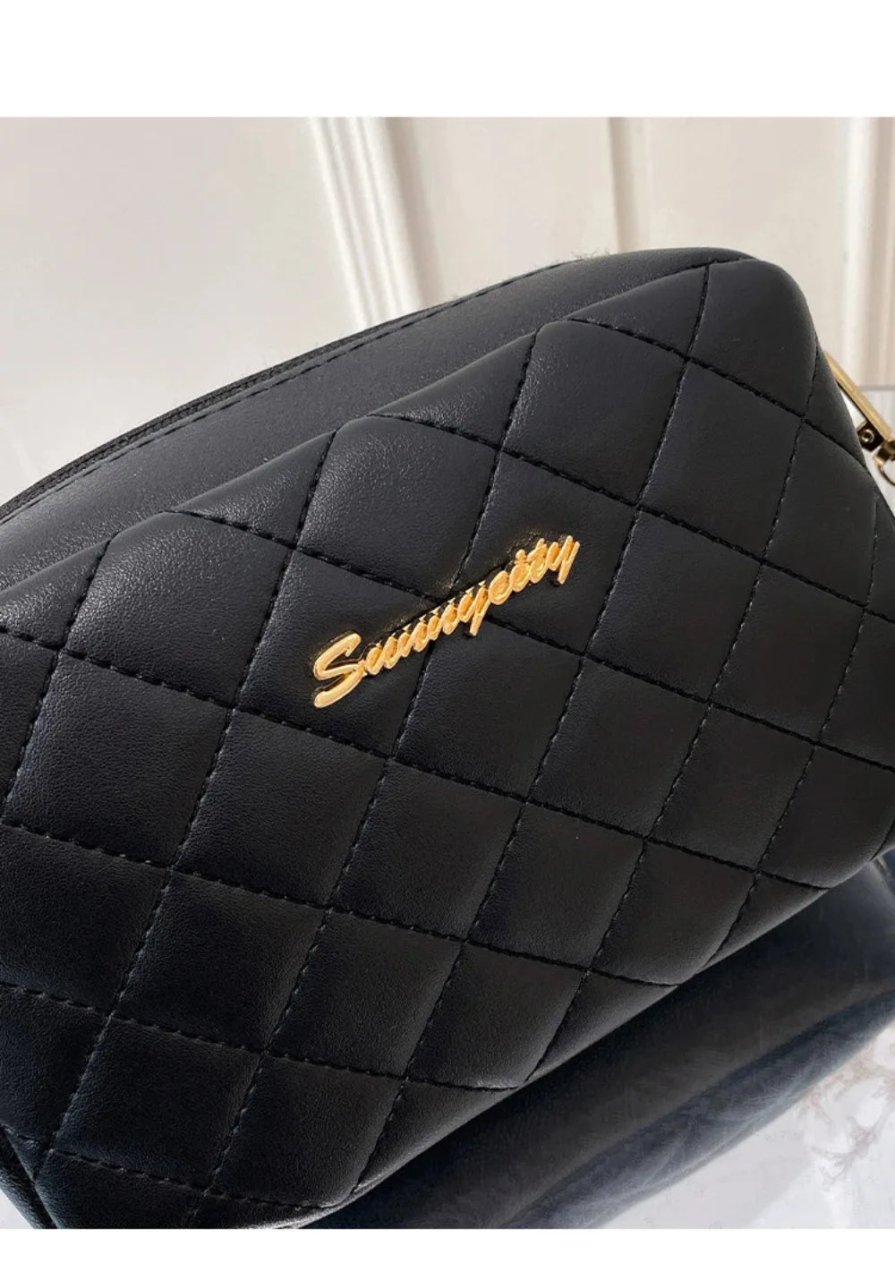 2025 New Small Messenger Bag For Women Trend Lingge Embroidery Camera Female Shoulder Bag Fashion Chain Ladies Crossbody Bags