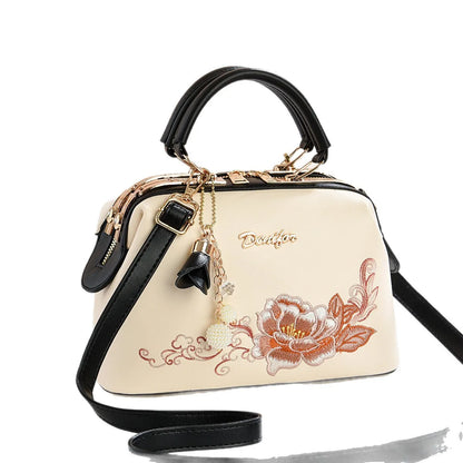 New Woman shoulder bag Large capacity Handbag for Women Crossbody bag Lychee pattern Portable bucket bag ladies messenger bags