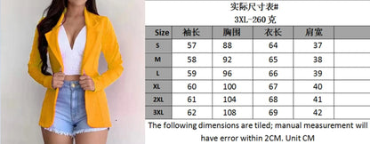 Women's Blazer 2024 Formal Blazer Women's Office Work Set Pocket Jacket Coat Loose women's wear