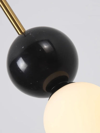 Stone Led Pendant Lights for Hotel Bedside Bedroom Marble Modern Luxury Hanging Lamp Island Kitchen Ceiling Chandeliers Bathroom