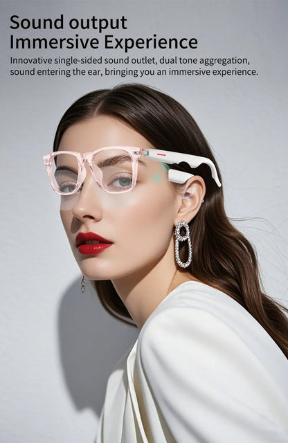 Smart Glasses 144 AI Languages Translator Chat Intelligent Bluetooth Call Glass Touch Headset Real-time Sunglasses for Women Man