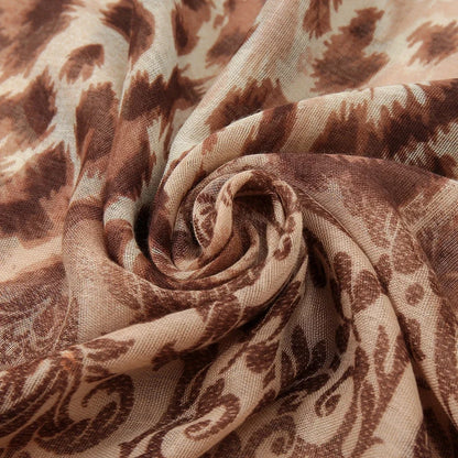 Muslim Women Cotton Viscose Scarf Ombre Floral Voile Beach Hijab Shawls and Wraps Female Foulard Echarpe Designer Long Scarves