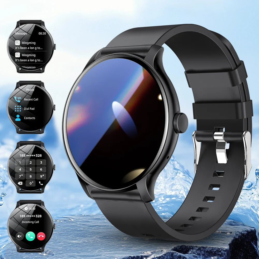 2026 New Smart Watch 1.52" HD Display Bluetooth Call Fitness Tracker Heart Rate Monitor Remote Camera Music Control Gift Sport