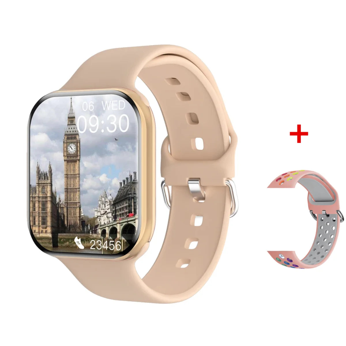 GPS Smart Watch Men For Apple Watch 10 Series Always On Display Body Temperature BT Call NFC Women DT Smartwatch For IOS Android