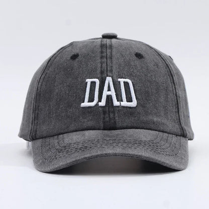 DAD MOM Embroidered Baseball Hat Men's and Women's Retro Vintage Fashion Outdoor Couple Hat Hip Hop Hat