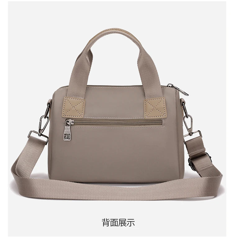 Ladies Lightweight Shoulder Bag Waterproof Nylon Handbag for Commuter Work Casual Crossbody Bags for Women Messenger Bag