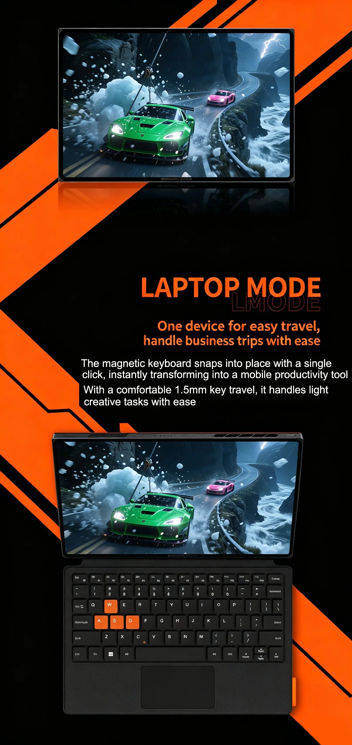 OneXplayer X2 3-in-1 Gaming Laptop Intel Arc G3 Extreme 48GB+1TB 10.9 Inches LTPS 120Hz Gaming PC Handheld Console Tablet 65Wh