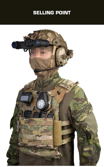 Tactical Militar Outdoor Survival Compass for MOLLE Mobile Phone Holder Navigation Board Foldable Admin Panel Hunting Vest Gear