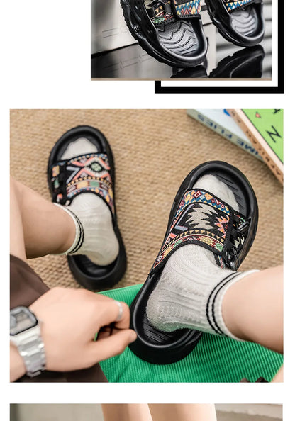 Summer Slippers Mens Shoes Casual Beach Sandals Outdoor Slides Walking Comfort Luxury Designer Lightweight Fashion Home Slippers