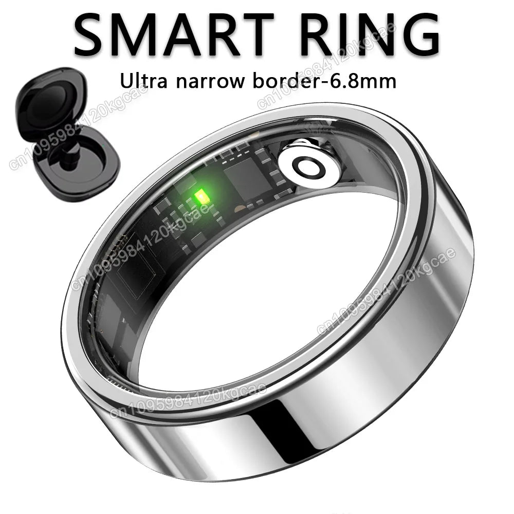R10 Smart Ring with Charging Case for Men Women, Health and Sleep Monitor, 5ATM Waterproof, Multi-sport Mode, Smartring 2026 New