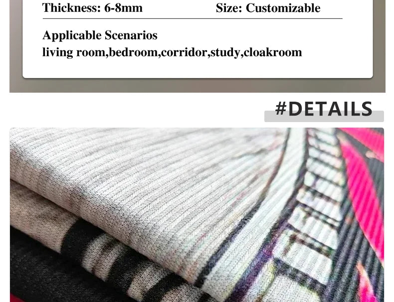 Bedroom Carpet Non-slip Dirt-resistant Wear-resistant Floor Mat US Dollar Bedside Rugs Long Home Decoration Mats Alfombra 침실 카펫