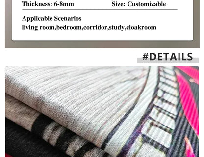 Bedroom Carpet Non-slip Dirt-resistant Wear-resistant Floor Mat US Dollar Bedside Rugs Long Home Decoration Mats Alfombra 침실 카펫