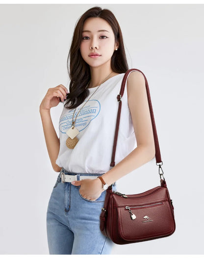 Top Quality Shoulder Crossbody Bags for Women New 2026 Designer Soft Pu Leather Women Bags Luxury Purses Handbags Messenger Bag