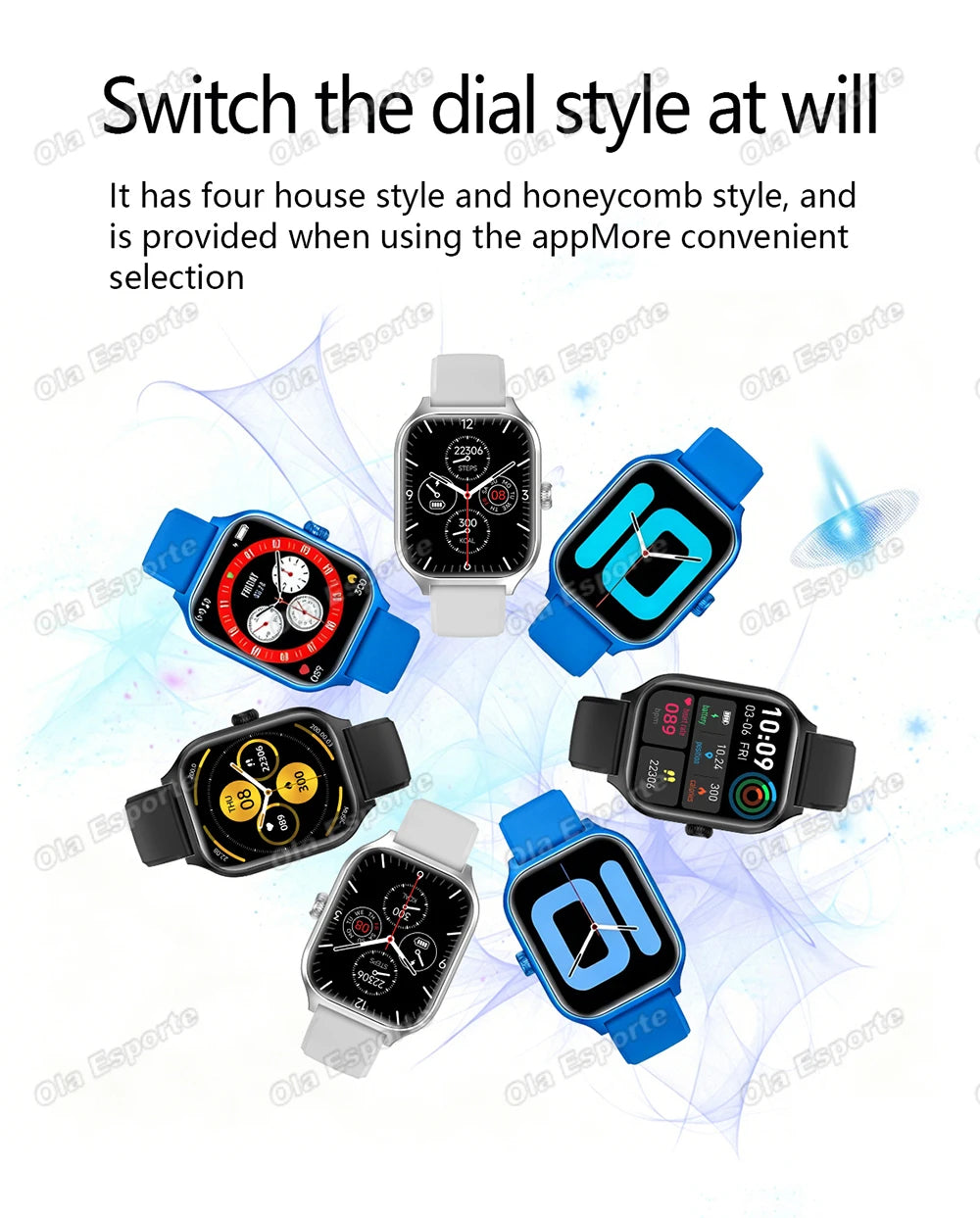 Men Women Smart Watch 2.01'' Waterproof Fitness Sports Watch Answer Call Sleep Sport Pedometer Information Alerts Smartwatch New