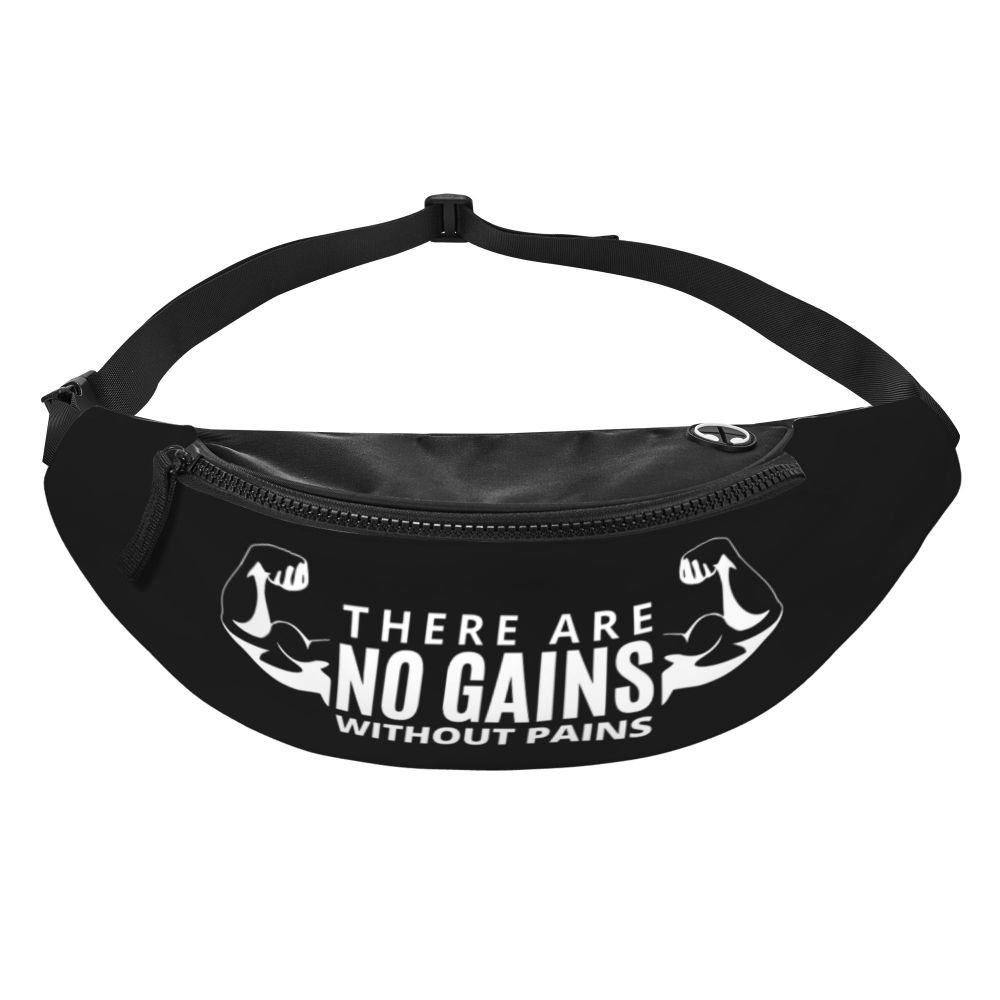 Powerhouse Gym Fanny Bag Custom Bodybuilders Fitness Crossbody Waist Pack Men Women Cycling Camping Phone Money Pouch