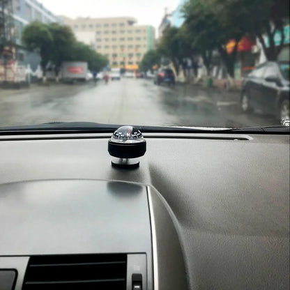 Clear Mark Black Car Compass Portable Practical Dashboard Compass Plastic Vehicle Navigation Ball Vehicle Navigation