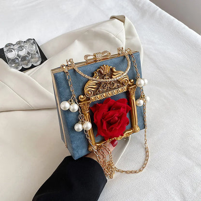 Luxury Angel Female Handbags Fashion Pearl Women Bag Cross Body Brand Leather Women Shoulder Bag Ladies Hand Bags