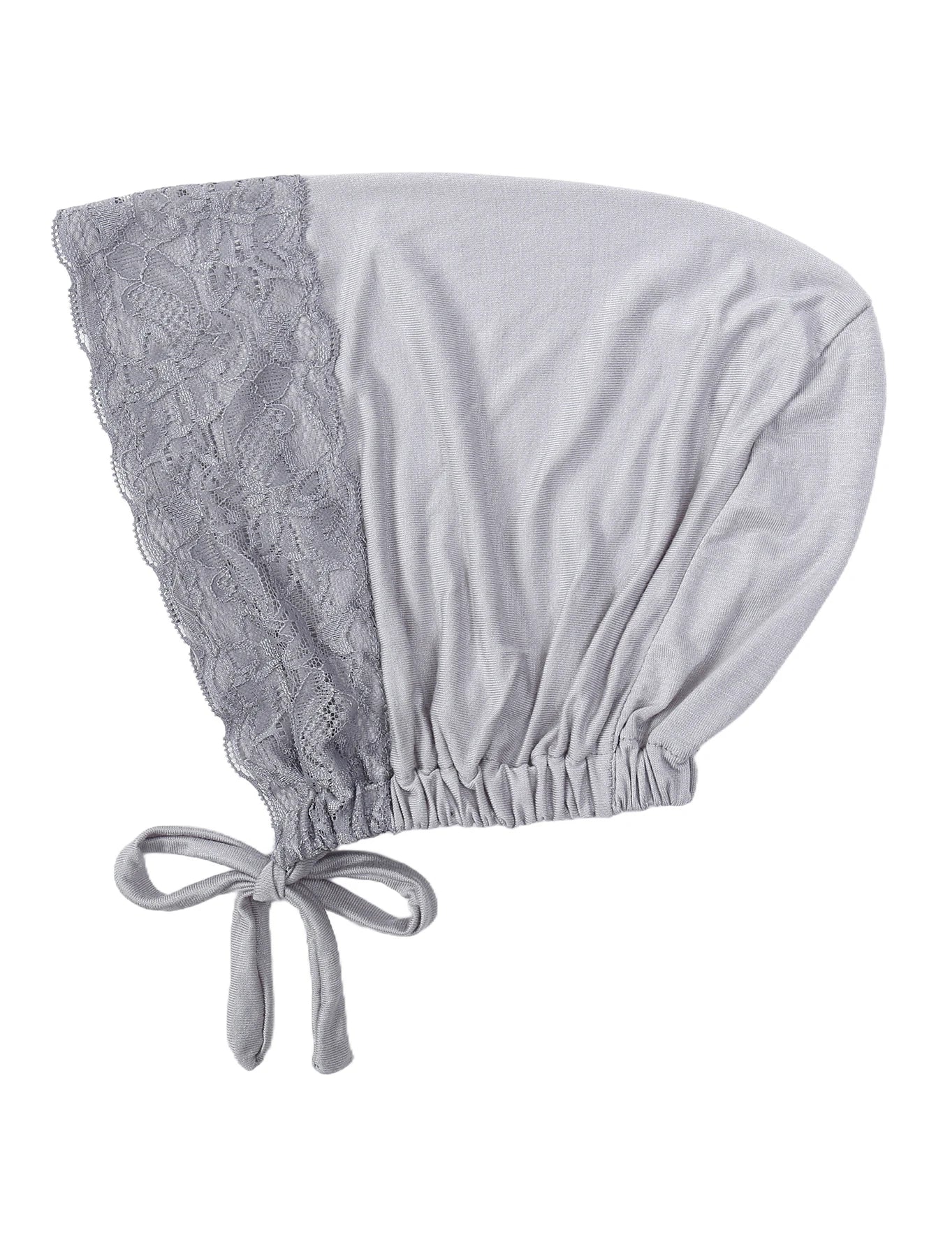 Soft Elastic Strap Muslim Turban Hat Lace Inner Hijab Caps Islamic Underscarf Bonnet India Hats Female Headwrap Turbante Mujer