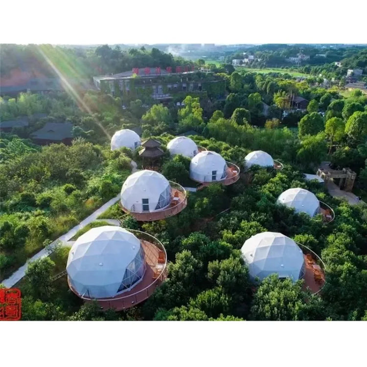 Custom Made VIP Hotel Dome House Tent Luxury Resort Dome Tents for Glamping Events Geodesic Dome Tents