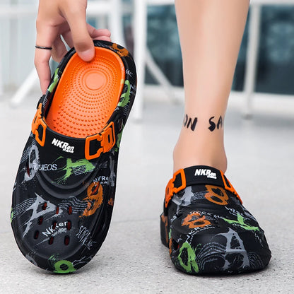 Dropship Men's Sandals Outdoor Slippers Beach Comfortable Slides Thick Soft Clogs Water Shoes Men Casual Shoes Men Beach Sandals