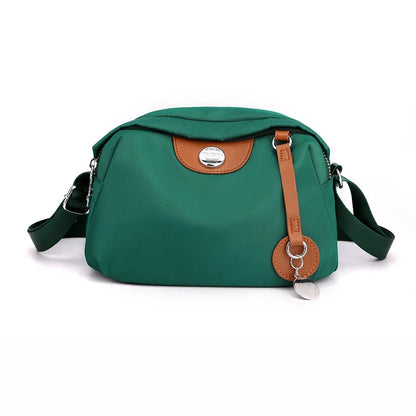 Fashion Nylon Shoulder Bags For Women Waterproof Shell Crossbody Bag Fashion Solid Color Messenger Handbags Shopping Purse