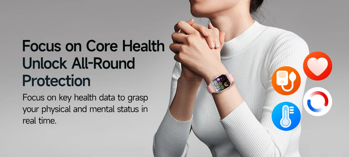 2026 New Body Analysis Health Smart Watch ECG+PPG Uric Acid Blood Pressure Blood Oxygen Clock Call AMOLED Smart Watch Men Women