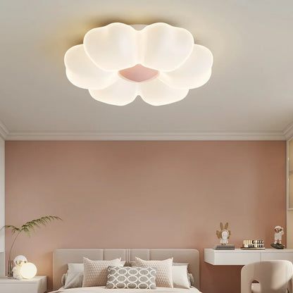 Children's Room Flower Ceiling Lights Pink Flower Princess Room Light Warm Romantic Girl Bedroom Nursery Baby Room Ceiling Lamps