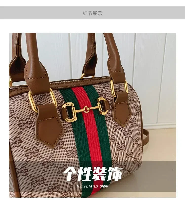 High-end Leather Diaper Bag for Ladies Vintage Fashionable Simple Commuter Backpack Business Mens Womens