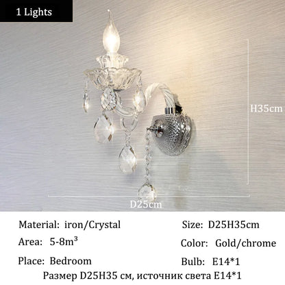 Luxury Home Crystal Chandeliers Villa Lighting for Living Room Decorate LED Ceiling Pendant Lights Indoor Hanging Lights Fixture